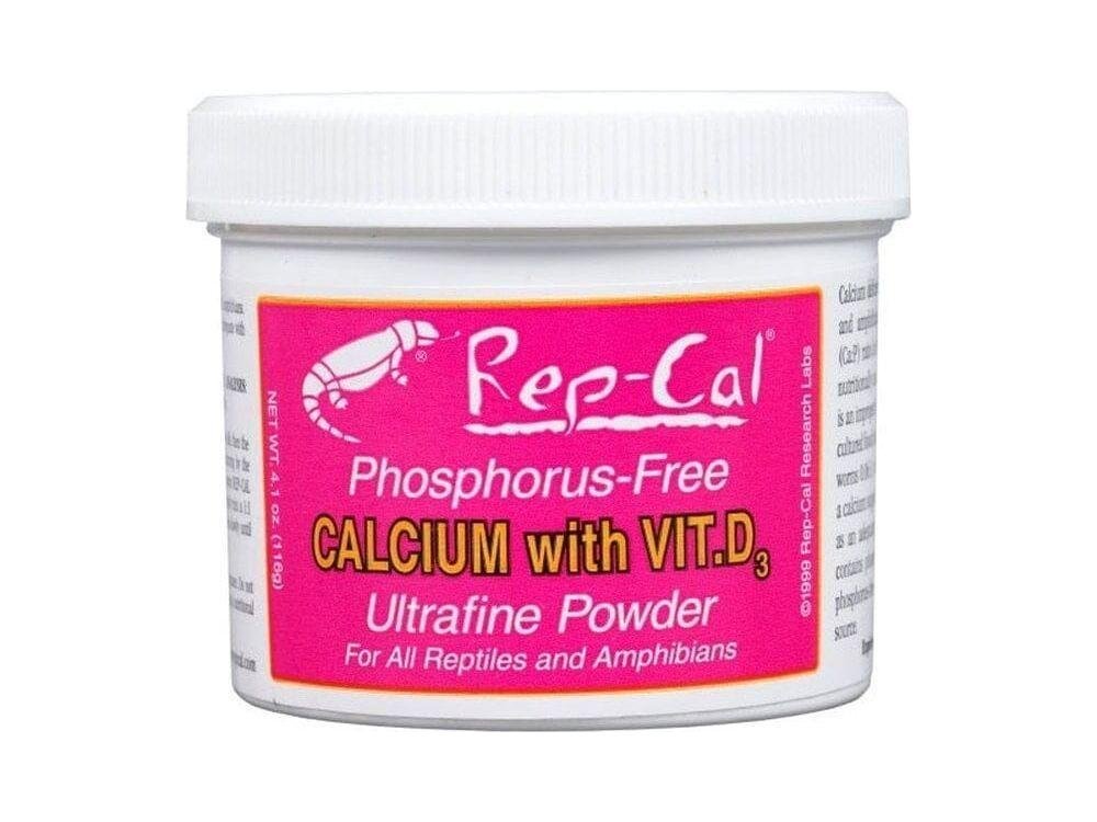 Rep Cal Calcium with Vitamin D3 Ultrafine Powder - 3.3 oz